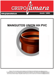 MANGUITOS UNION HH PVC