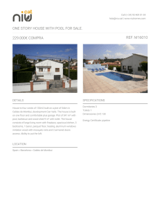 FOUR WINDS HOUSE FOR SALE, in Caldes de Montbui