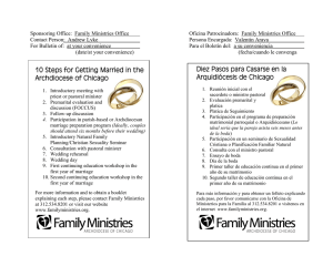 10 Steps for Getting Married in the Archdiocese of
