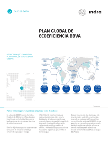 Plan global de ecoeficiencia BBVA