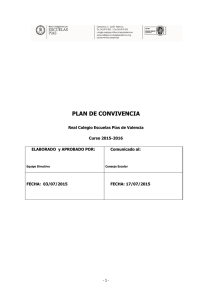 plan de convivencia - Real Colegio de las Escuelas Pias de Valencia
