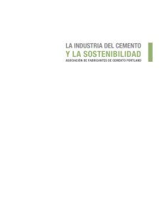 la industria del cemento y la sostenibilidad - AFCP
