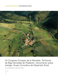 VII Congreso Europeo de la Montaña. Territorios de Baja Densidad