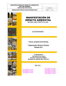 MANIFESTACIÓN DE IMPACTO AMBIENTAL - sinat