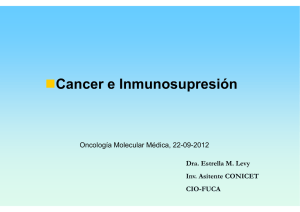 Inmunosupresión y cáncer-2013 [Modo de compatibilidad]