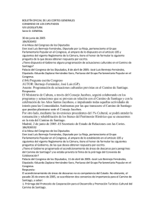 (184) Pregunta escrita Congreso AUTOR: Bermejo Fernández, José