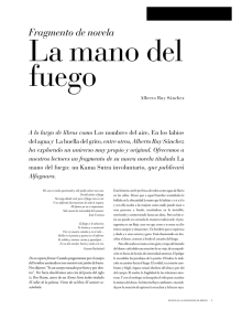 Fragmento de novela - Revista de la Universidad de México