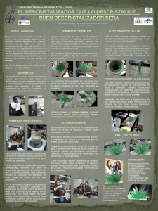 Poster #1 - IYCr2014: Concurso de Cristalización en la Escuela