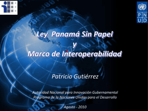 Ley Panamá Sin Papel y Marco de Interoperabilidad