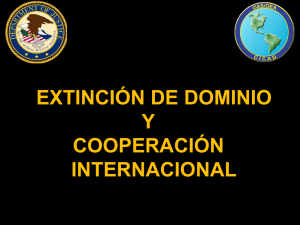 extinción de dominio y cooperación internacional