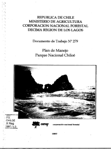 Plan de Manejo Parque Nacional Chiloé