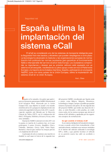 España ultima la implantación del sistema eCall