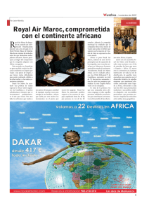 Royal Air Maroc, comprometida con el continente africano
