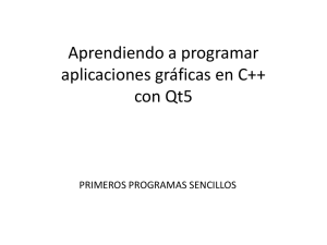 Aprendiendo a programar aplicaciones gráficas en C++
