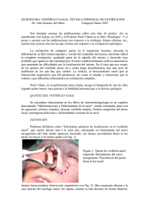 Quistes de vestíbulo nasal - Dr. Knaster del Olmo, Julio