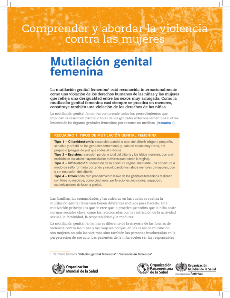 Mutilación genital femenina