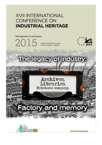 XVII International Conference on Industrial Heritage INCUNA 2015