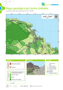 Mapa geológico de Castro-Urdiales
