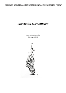 iniciación al flamenco - Portal de Educación de la Junta de Castilla y