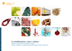 La mediterrània: cuina i cultura