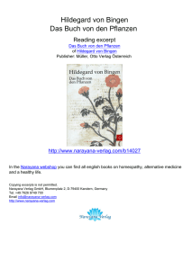Hildegard von Bingen Das Buch von den Pflanzen
