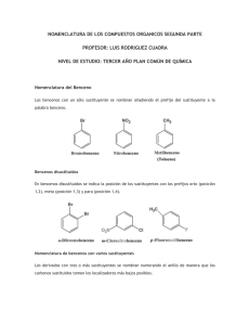 nomenclatura de los compuestos organicos segunda parte profesor