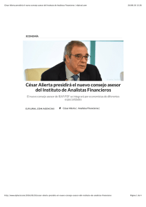 César Alierta presidirá el nuevo consejo asesor del Instituto de