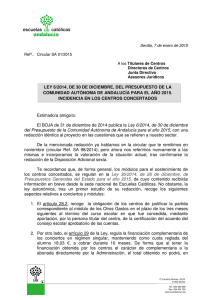 sa 01-2015 presupuestos de cc aa andalucia