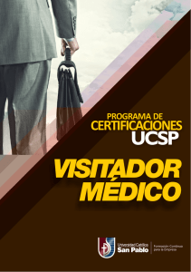 visitador médico - Universidad Católica San Pablo