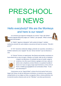 Hello everybody!! We are the Monkeys and here is our