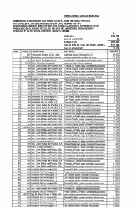 Caja chica Seremi Mayo - Documentos Sector Vivienda