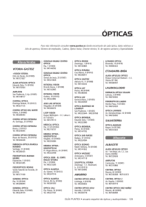 ópticas - Puntex