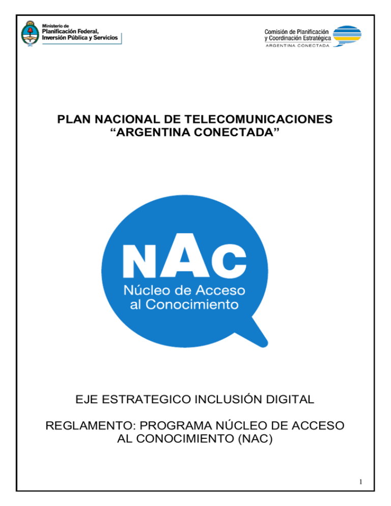 Programa N Cleo De Acceso Al Conocimiento Nac