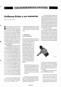 Guillermo Prieto y sus memorias - Revista de la Universidad de