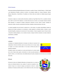 Perfil de Venezuela Denominada oficialmente República