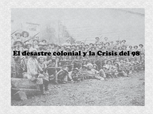 El desastre colonial y la Crisis del 98