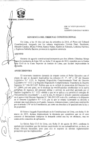 Exp. N° 07357-2013-PA/TC - Tribunal Constitucional