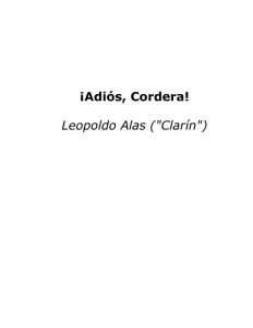 Leopoldo Alas Clarin - Adios Cordera