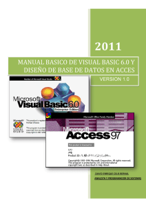 manual basico de visual basic 6.0 y diseño de base de