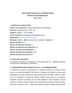 información - Institución Educativa La Presentación de Campoamor