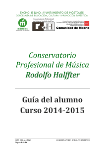 Conservatorio Profesional de Música Rodolfo Halffter