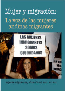 Mujer y Migración: la voz de las mujeres andinas migrantes