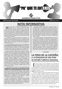 NOTA INFORMATIVA - Ayuntamiento de Cabeza la Vaca
