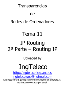 Routing IP, RIP, OSPF, BGP, etc. - Ingteleco-Web