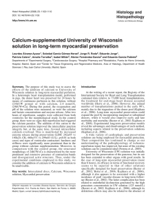 Calcium-supplemented University of Wisconsin solution in long