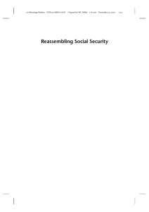Reassembling social Security: The Reforms of