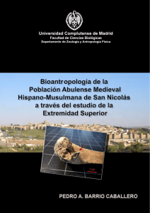 Bioantropología de la Población Abulense Medieval Hispano