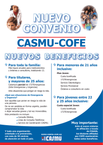 NUEVO CONVENIO CASMU-COFE