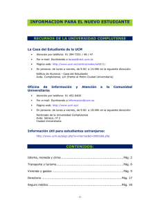 Información general - Universidad Complutense de Madrid