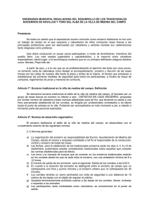 Reglamento - Encierros Medina del Campo